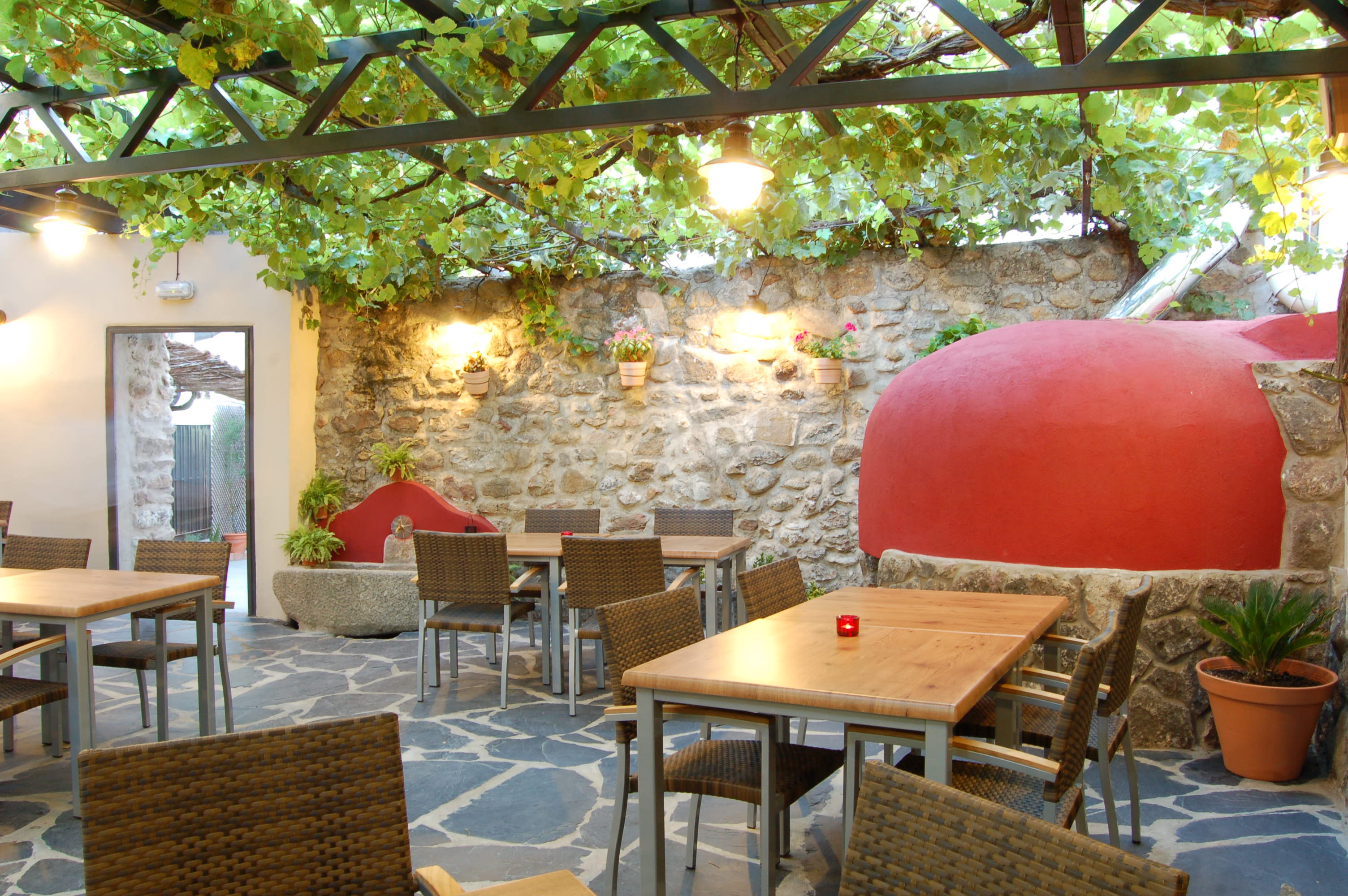 Restaurante A FUEGO LENTO Patio interior